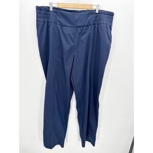 Ico Pants Adult 2XL Navy‎ Blue Cargo Scrub Pant Elastic Waistband